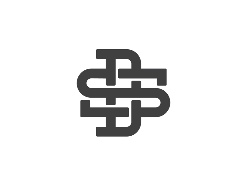 DS Monogram - Geometry branding ds evolution geometry golden ratio grid hand drawn logo monogram phi process symbol