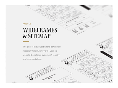 Case Study Presentation - Wireframe Preview case study perspective stylesheet