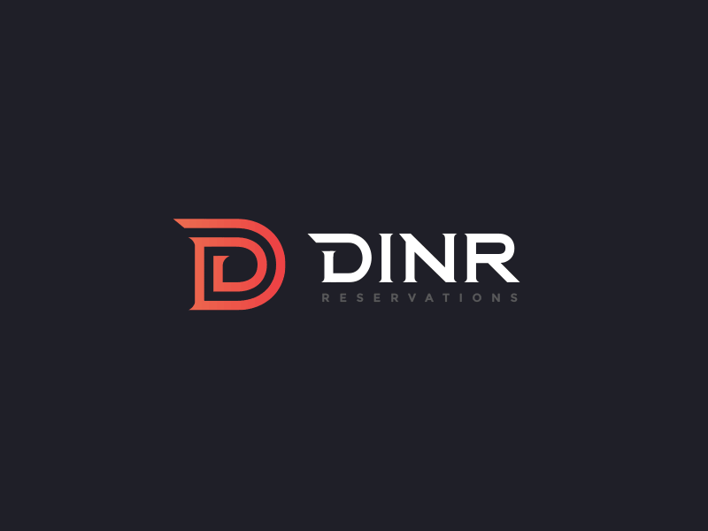 DINR Reservations - Branding app branding d diner identity logo monogram restaurant startup