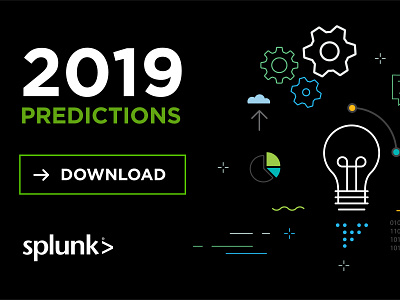 2019 Predictions icon illustration vector