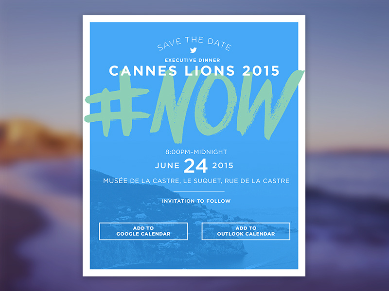 SVTHDT @CANNES invite twitter lions cannes date the save