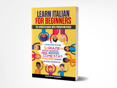 Learn Italian For Beginners 3dbookcover book bookcover cover design ebook fiverr fiverr.com fiverrs graphic graphic design graphicdesign kdp kindle kindlecover professional professionalbookcover