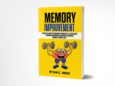 Memory Improvement 3dbookcover book bookcover design ebook fiverr graphic graphicdesign illustration professionalbookcover