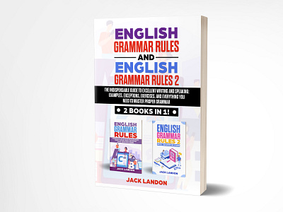 English Grammer Book Cover 3dbookcover book bookcover design ebook fiverr graphic illustration vector