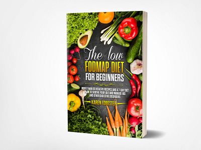 The low Formap Diet 3dbookcover amazon book bookcover cookbook cooking design diet dieter ebook fiverr graphic illustration art