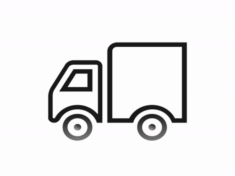 Moving Truck animated gif animation design dribbble micro interaction minimal movingtruck truck