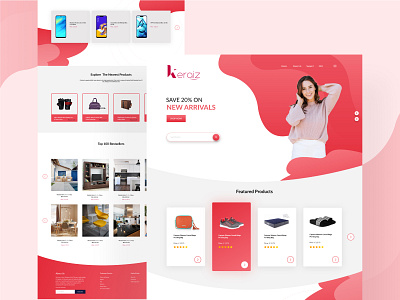 Keraiz adobe design ecommerce ui ux web