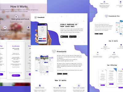 Marriage Platform - Website Design