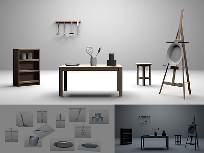 3D Artistic Kitchen 3d artistic kitchen