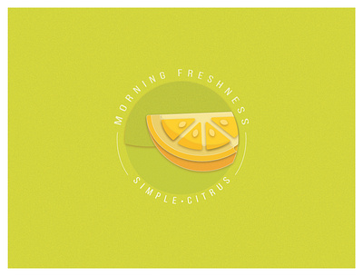 Simple Citrus adobe branding concept design graphicdesign icon illustration art illustration digital logo minimal typography vector