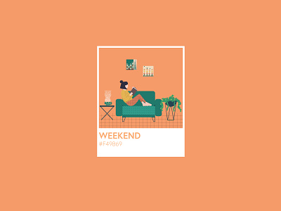 Stay home weekend adobe adobeillustrator design graphic graphicdesign human illustration stayhome staysafe typography vector weekend