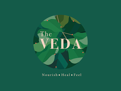 The Veda adobe brand branding flat graphicdesign icon illustration illustrator logo logodesign typo typogaphy vector
