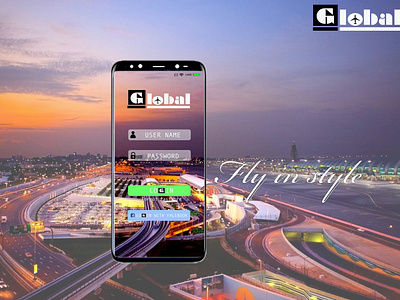 Global Iphone App app branding design logo typography ui