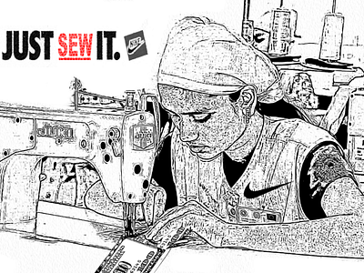 Just sew it. adobe photoshop branding drawing illustration