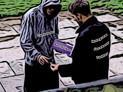 Societies drug dealers adobe photoshop design editor illustration