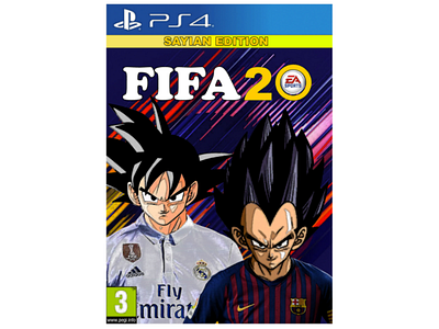 FIFA: DBZ Sayian edition adobe anime art concept design illustration illustrator photoshop poster sport