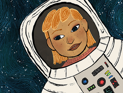 Astronaut art childrens book childrens book illustration childrens illustration illustration illustrator