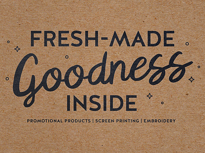 Fresh goods box design cardboard cardboard box design fun screen printing typography zome