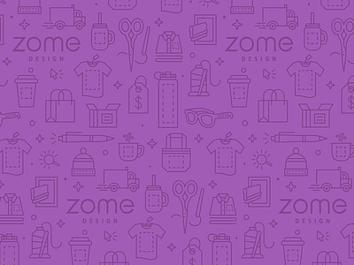 Zome Design icon pattern