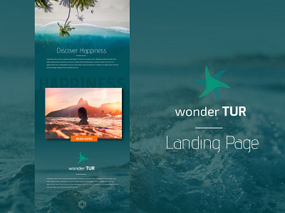 DailyUI #03 - Landing Page dailyui design interface ux