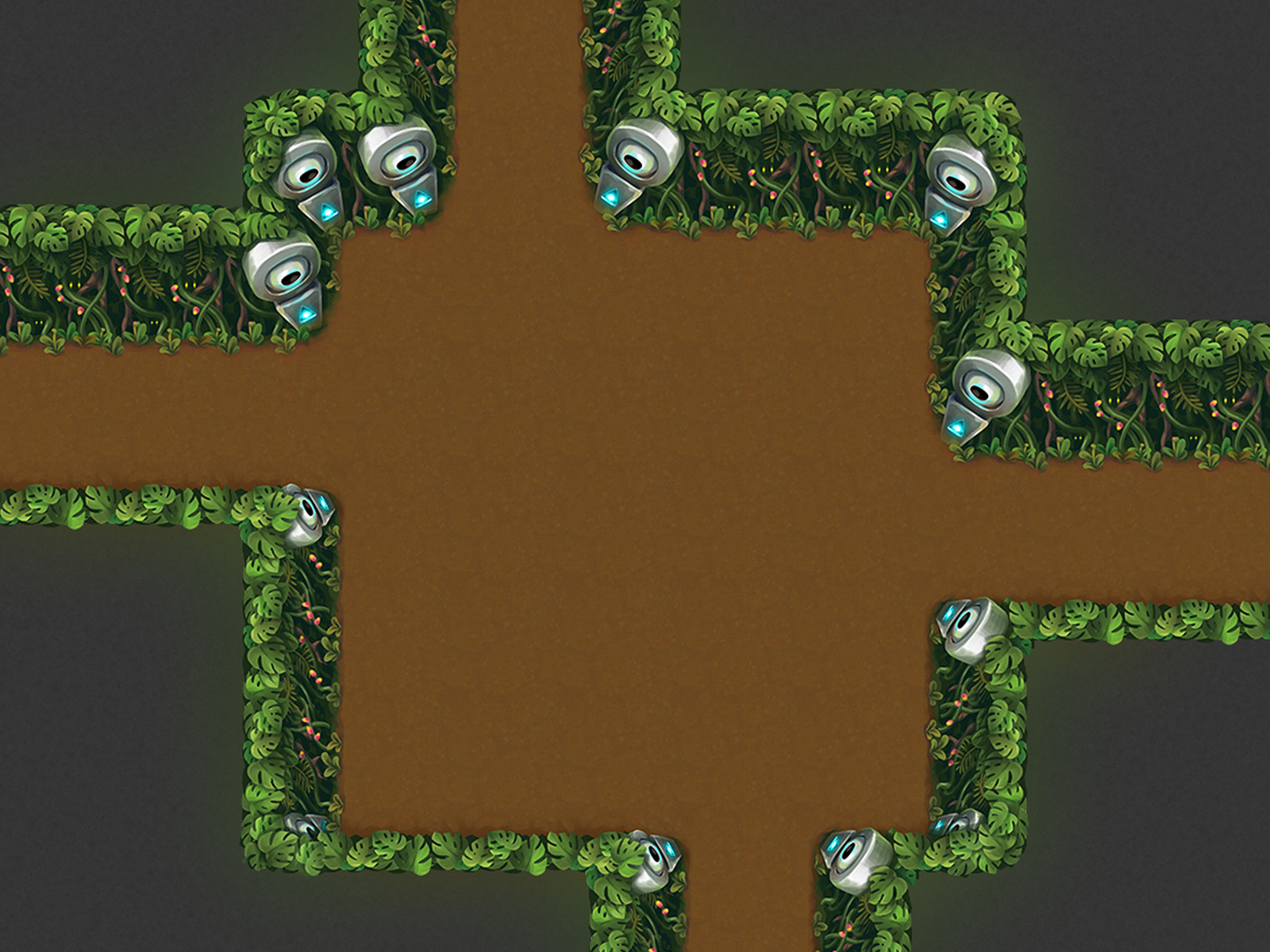 Jungle theme dungeon tileset for a topdown RPG game. by Margarita