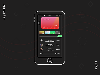 Daily Design Challenge #10[Checkout App] challenge checkout design graphics mobile payment ui