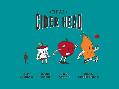 The Stable - Real Cider Head adobe illustrator branding character character design design drawing illustration