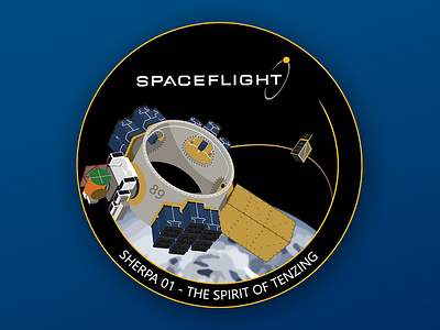 Spaceflight patch space vector