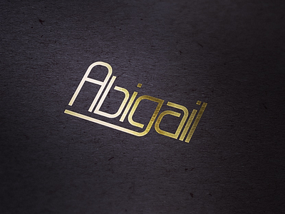 Abigail - Day 7 - Daily logo challenge daily logo challenge illustrator logo logo design