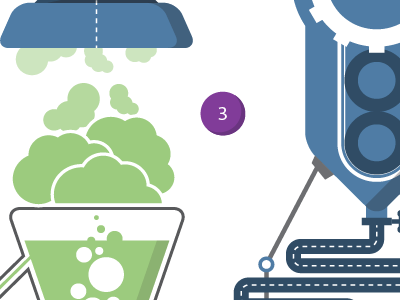 How Radius Works data illustration startup technology