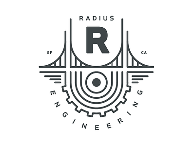 Radius Engineering icon tshirt