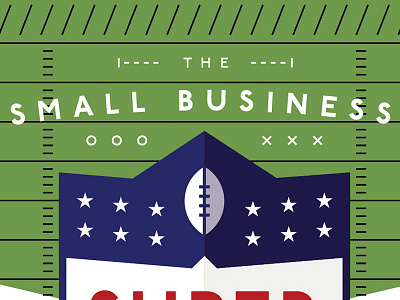 Small Biz Super Bowl football rad design team super bowl