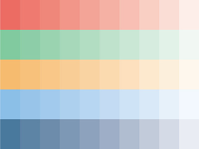 New Radius Color Palette color palette colors columns radius radius design team