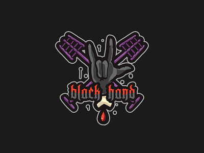 Black Hand 3 brewery brewery logo