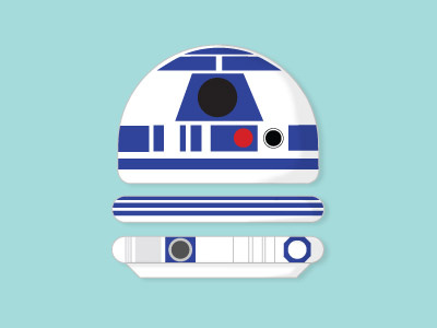 Hamburger/Icon R2D2 digital droid hamburger illustration illustrator r2d2 star wars