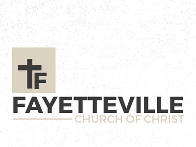 Fayetteville Church of Christ Logo church design church logo