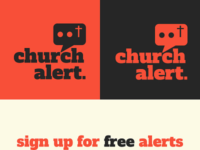 Church Alert Logo Concept church church branding church logo church marketing logo