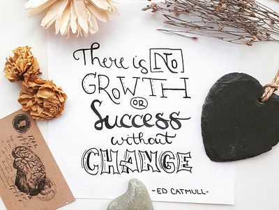 Change hand lettering handlettering lettering lettering art lettering artist quote typography