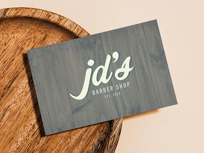 JD's Barber Shop Logo + Business Card