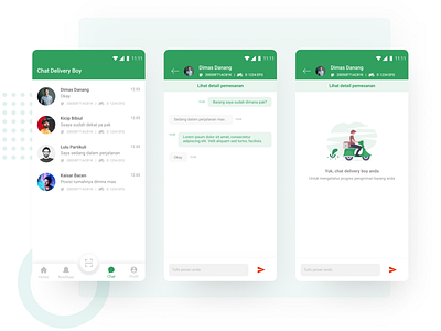 A Messaging App Concept android app chat design message ui ux
