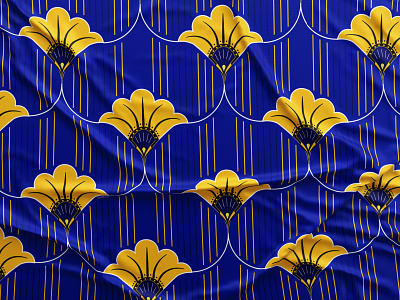 blue + yellow pattern