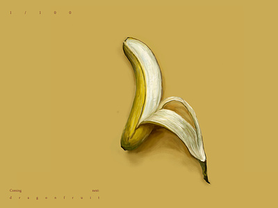 banana/100 design digital art digital drawing digital illustration drawing illustration web