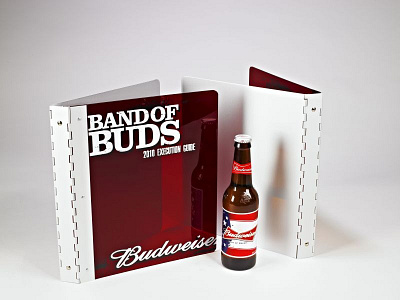 Budweiser Custom Binder Kit by sneller advertising branding custom packaging made in usa marketing packaging presentation packaging promotion promotional packaging sneller creative