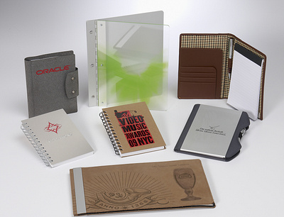 Custom Notebooks, Journals, Padholders by Sneller advertising branding custom packaging made in usa marketing packaging presentation packaging promotion promotional packaging sneller creative