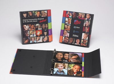 D.A.R.E Custom Binder Printing by Sneller advertising branding custom packaging made in usa marketing packaging presentation packaging promotion promotional packaging sneller creative promotions