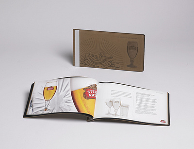 STELLA ARTOIS Custom Training Manual by Sneller advertising branding custom packaging made in usa marketing packaging presentation packaging promotion promotional packaging sneller