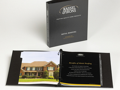 Kassel Irons Binder Marketing Kit by Sneller advertising branding custom packaging made in usa marketing packaging presentation packaging promotion promotional packaging sneller creative