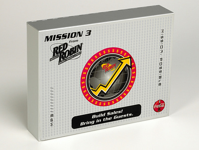 Red Robin Mission Training Kit by Sneller advertising branding custom packaging made in usa marketing packaging presentation packaging promotion promotional packaging sneller creative promotions