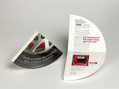 Tire Shape Cavity Box Direct Mail by Sneller