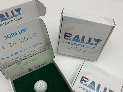 Golf Tournament Invite Boxes by Sneller